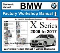BMW X Series Workshop Service Repair Manual Download